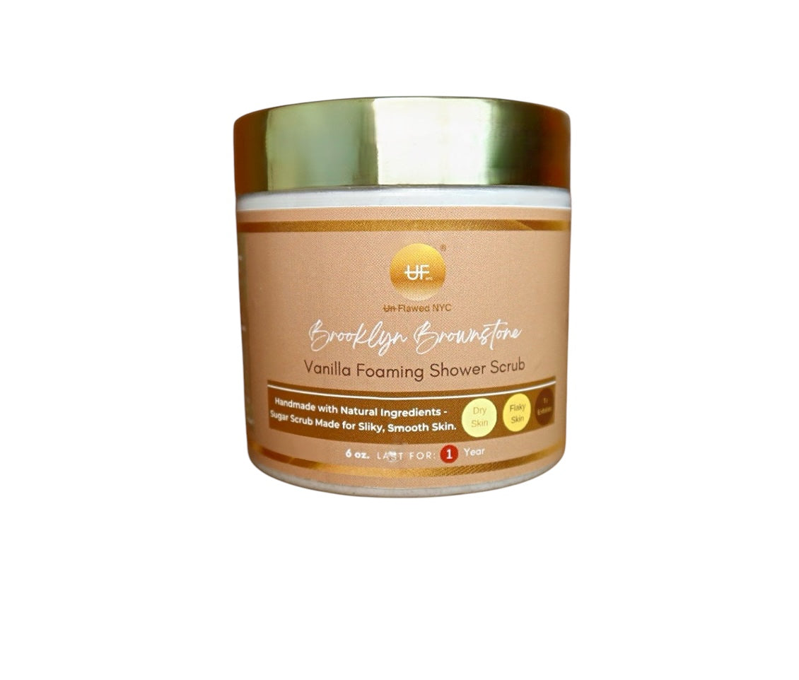 Brooklyn Brownstone Vanilla Foaming Shower Scrub