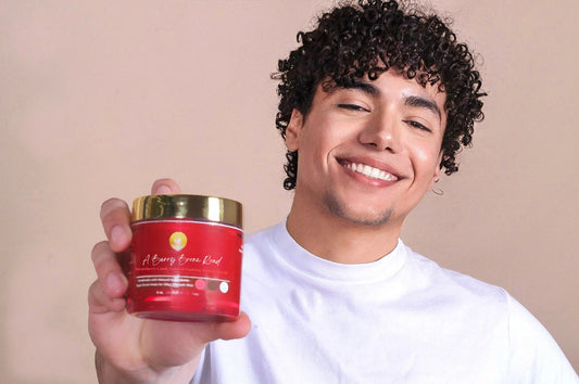 A Berry Bronx Road Strawberry Scented Foaming Shower Scrub