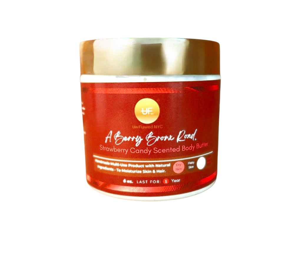 A Berry Bronx Road Strawberry Candy Scented Body Butter